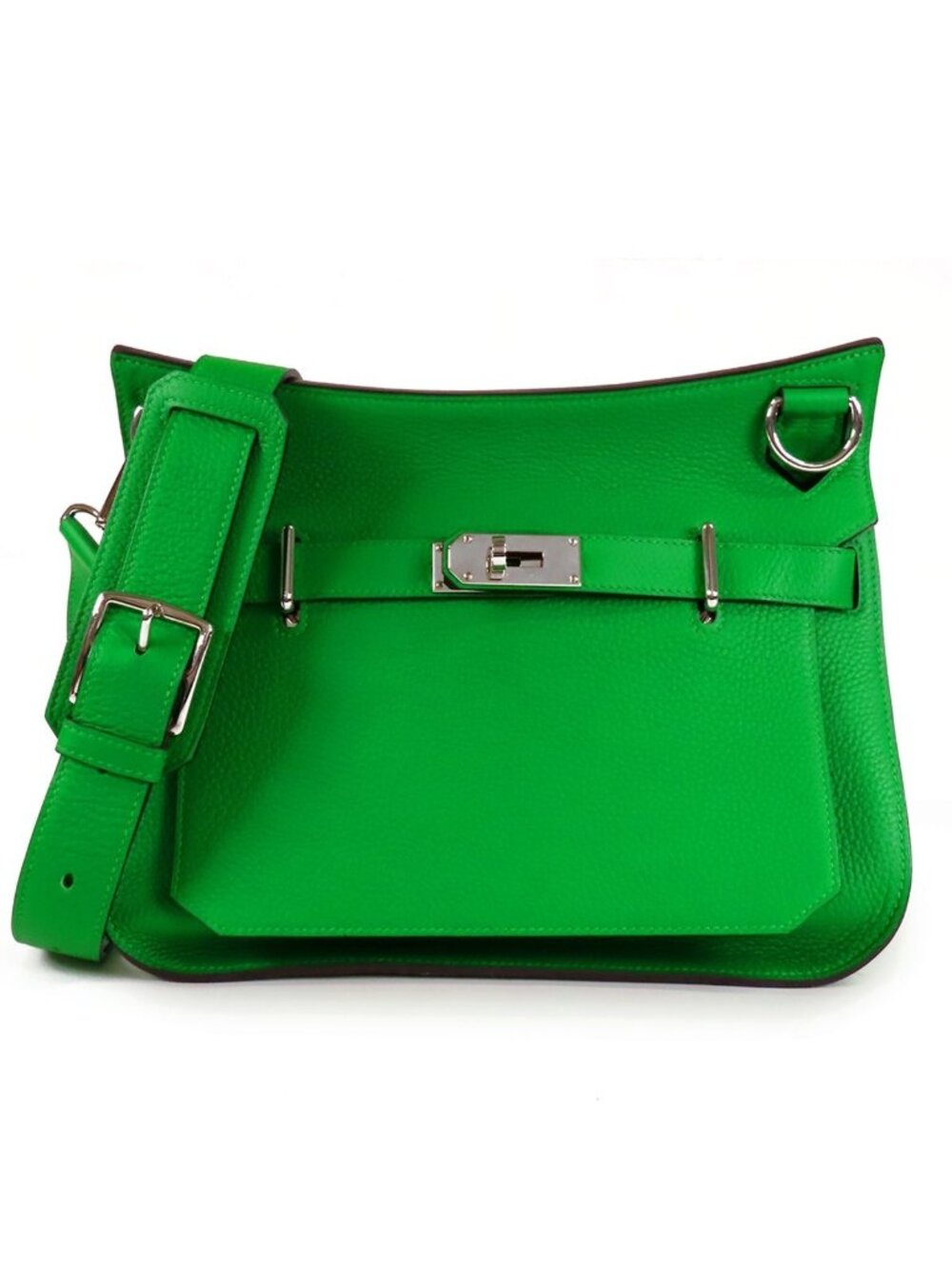 Hermes Jypsiere 31 Bamboo Silver Taurillon